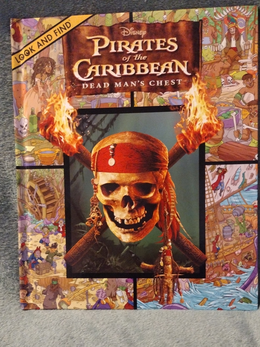 Disney Pirates of the Caribbean Dead Man's Chest Look & Find Children's Book